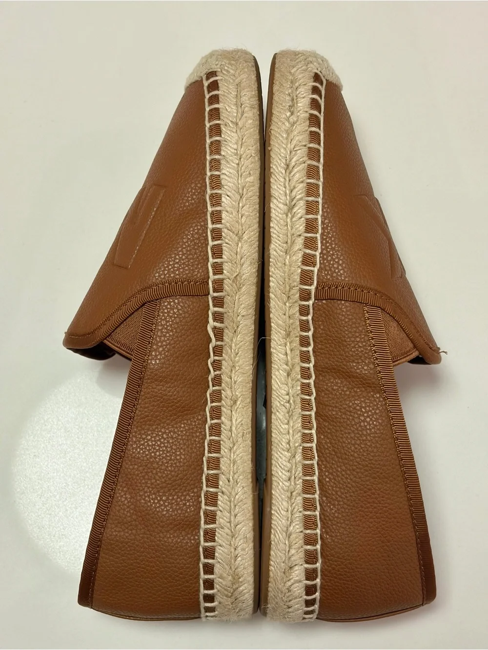 New Michael Kors Women’s Tan Brown Espadrille Slip-Ons Size 7